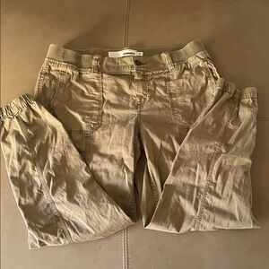 Sonoma Women's Tan Cargo Jogger Pants